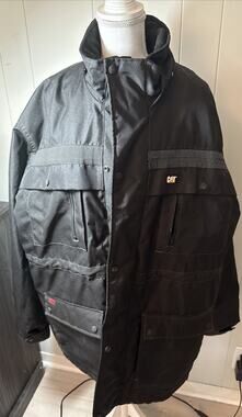 CAT Workwear Redefined Heavyweight Black Jacket 2XL Regular Fit Men's Workwear